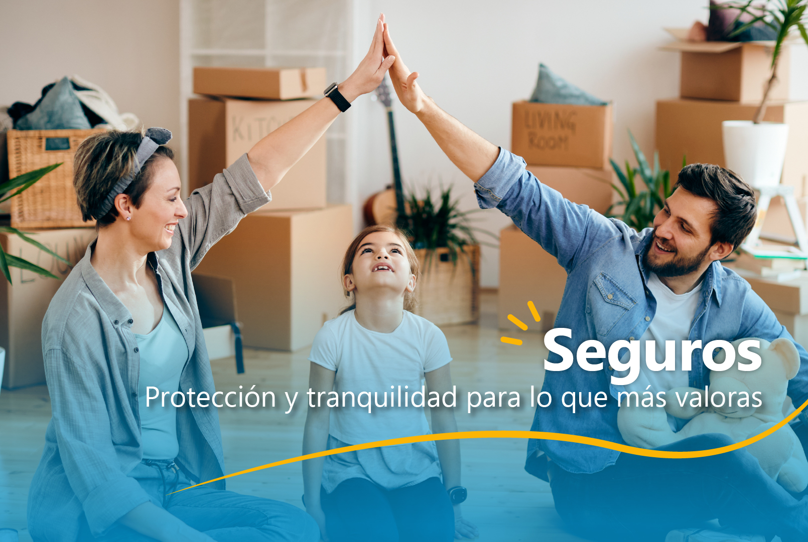 Seguros. Protección y tranquilidad para lo que más valoras.
